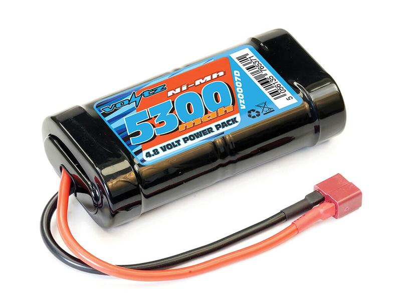 Voltz 5300Mah 4.8V Nimh Stick Pack W/Deans Connector VZ0007D